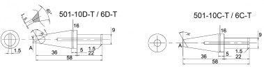 Наконечник 501-10D-T