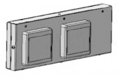 Панель для нижних полок с розетками (4 шт) 300x66x110 мм