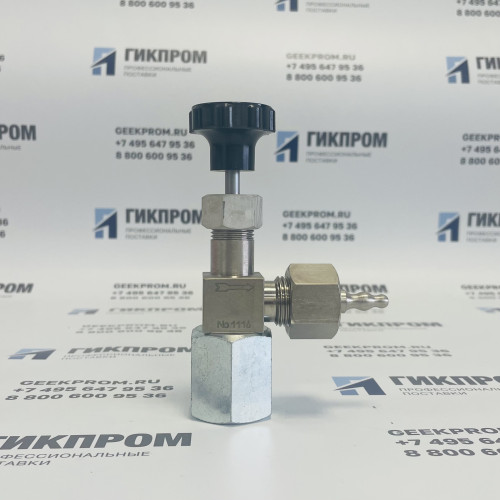 Вентиль точной регулировки (ВТР) латунь ИБЯЛ.306577.002 (в упаковке ИБЯЛ.306249.011)